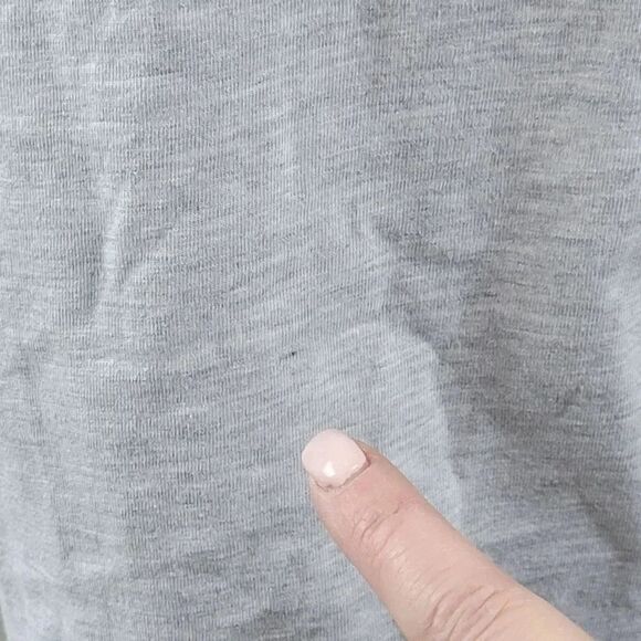 Teddy Fresh T-Shirt 🔥Flame Long Sleeve Men's Grey Size Small - Picture 7 of 11